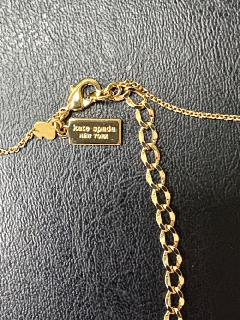Kate Spade Initial 'M' Gold Pendant Necklace - Picture 3 of 5
